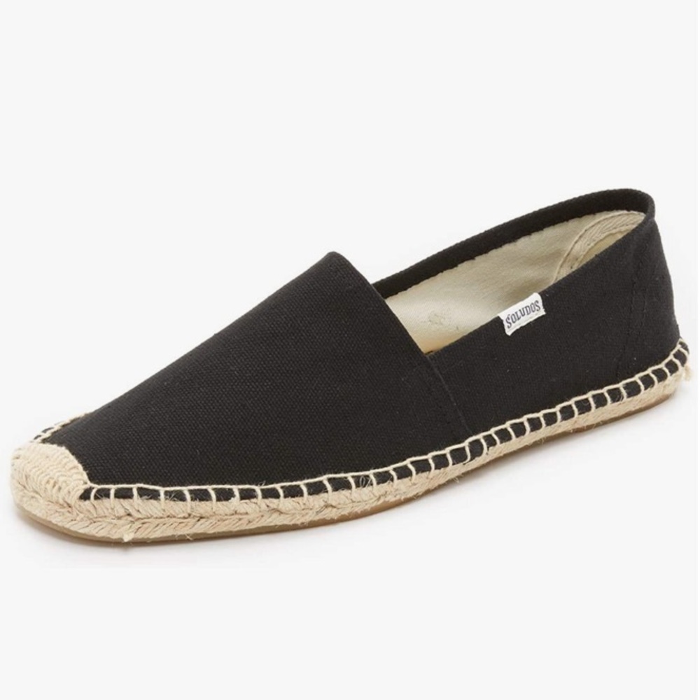 Soludos black espadrilles